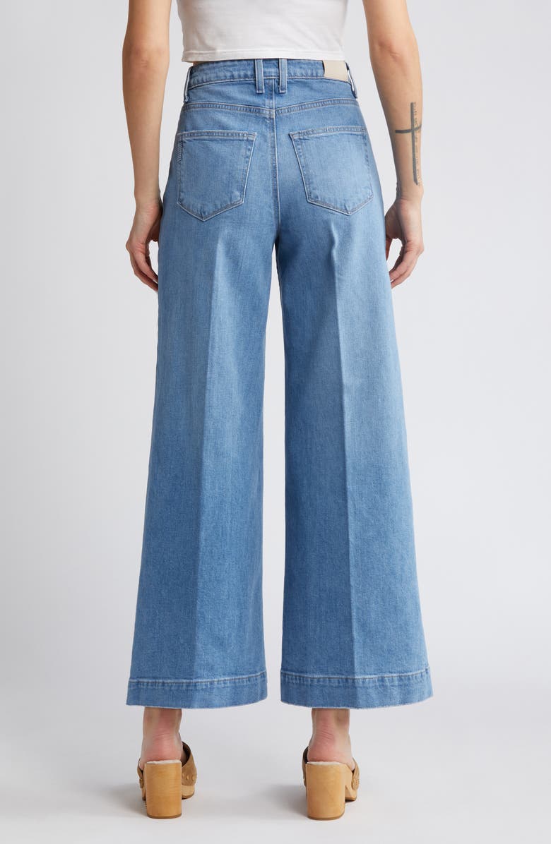 PAIGE Harper High Waist Ankle Wide Leg Jeans, Alternate, color,