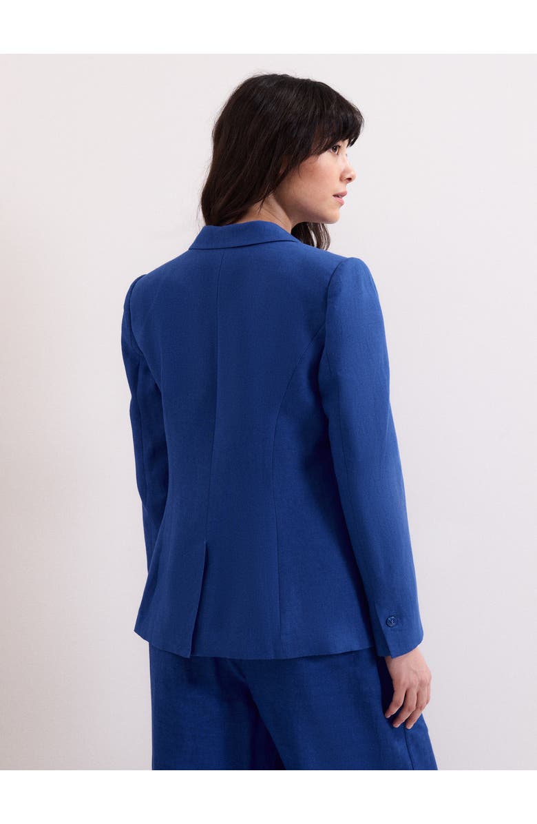 Phase Eight Floette Linen Blazer, Alternate, color, Cobalt