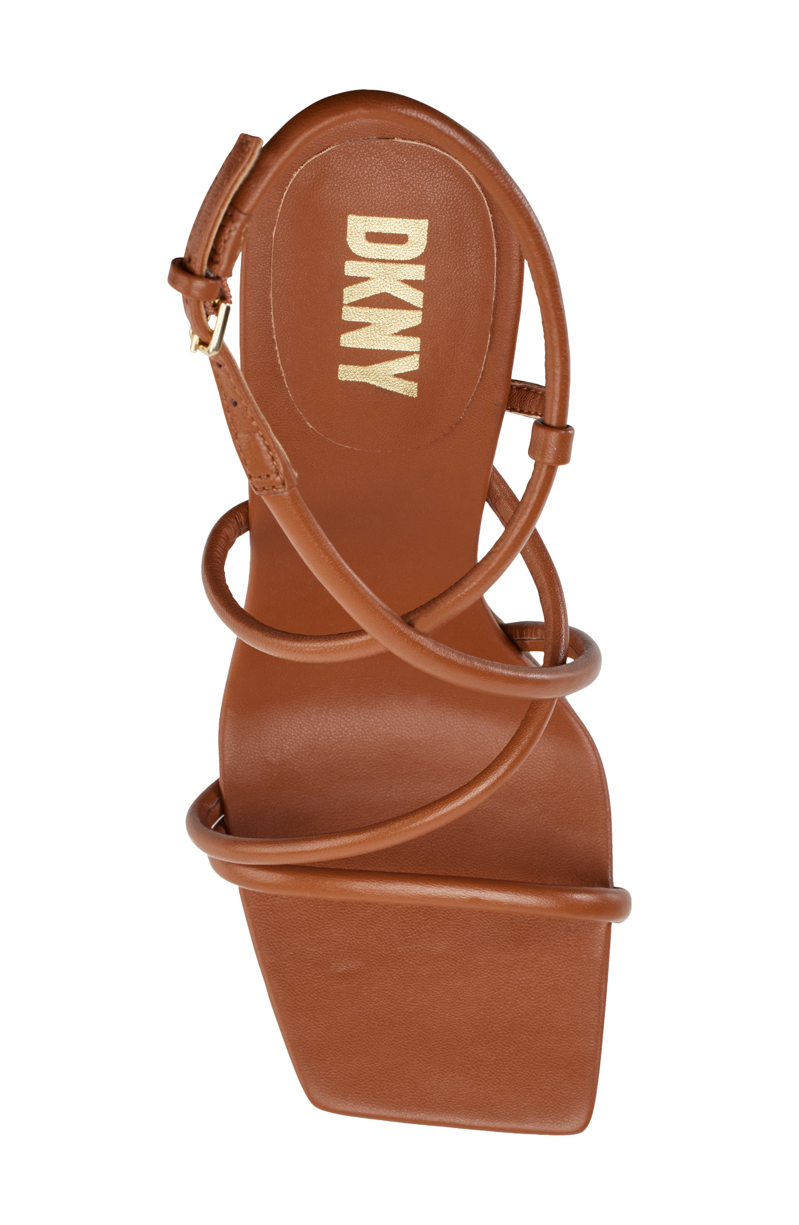Reia Strappy Sandal, Alternate, color, DK COGNAC