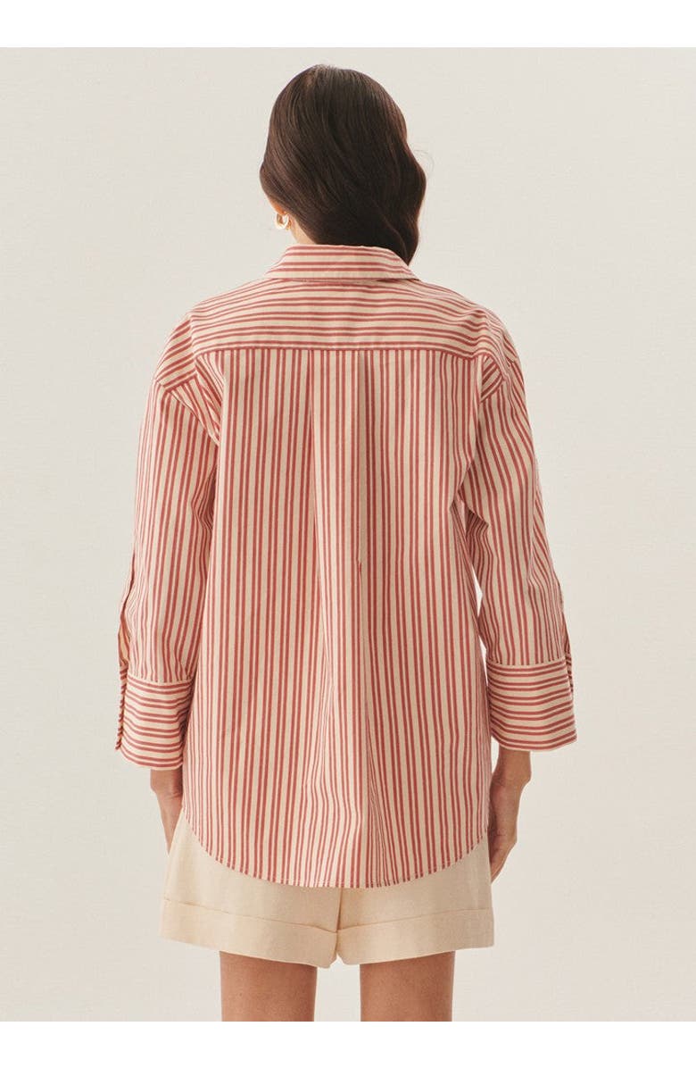 Exquise Leia Long Sleeve Shirt, Alternate, color, Red-Bone
