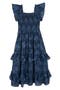 Kids' Burnout Floral Ruffle Sundress