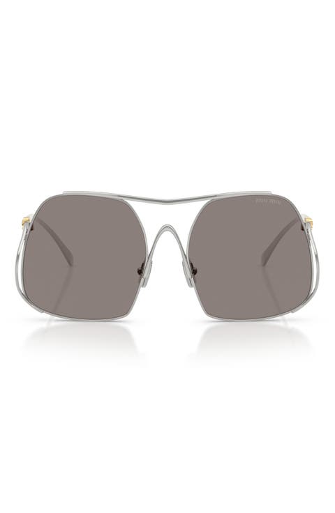 57mm Square Sunglasses