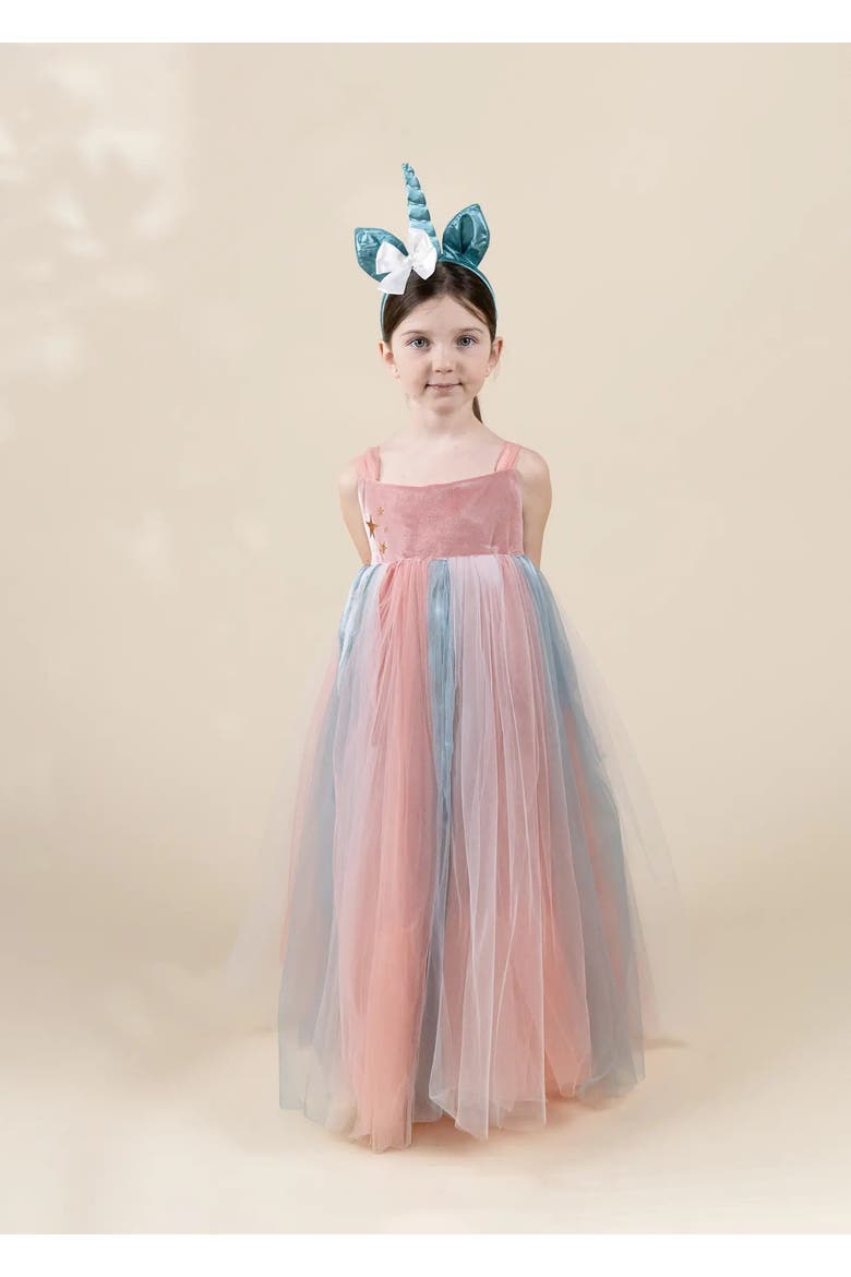 Unicorn Play Costume with Headband, Main, color, Multicolor