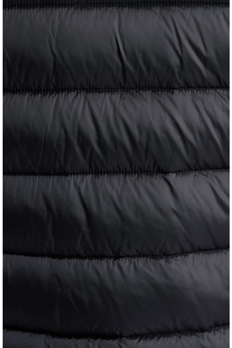 Elsie Water Resistant Quilted Puffer Coat, Alternate, color, BLACK