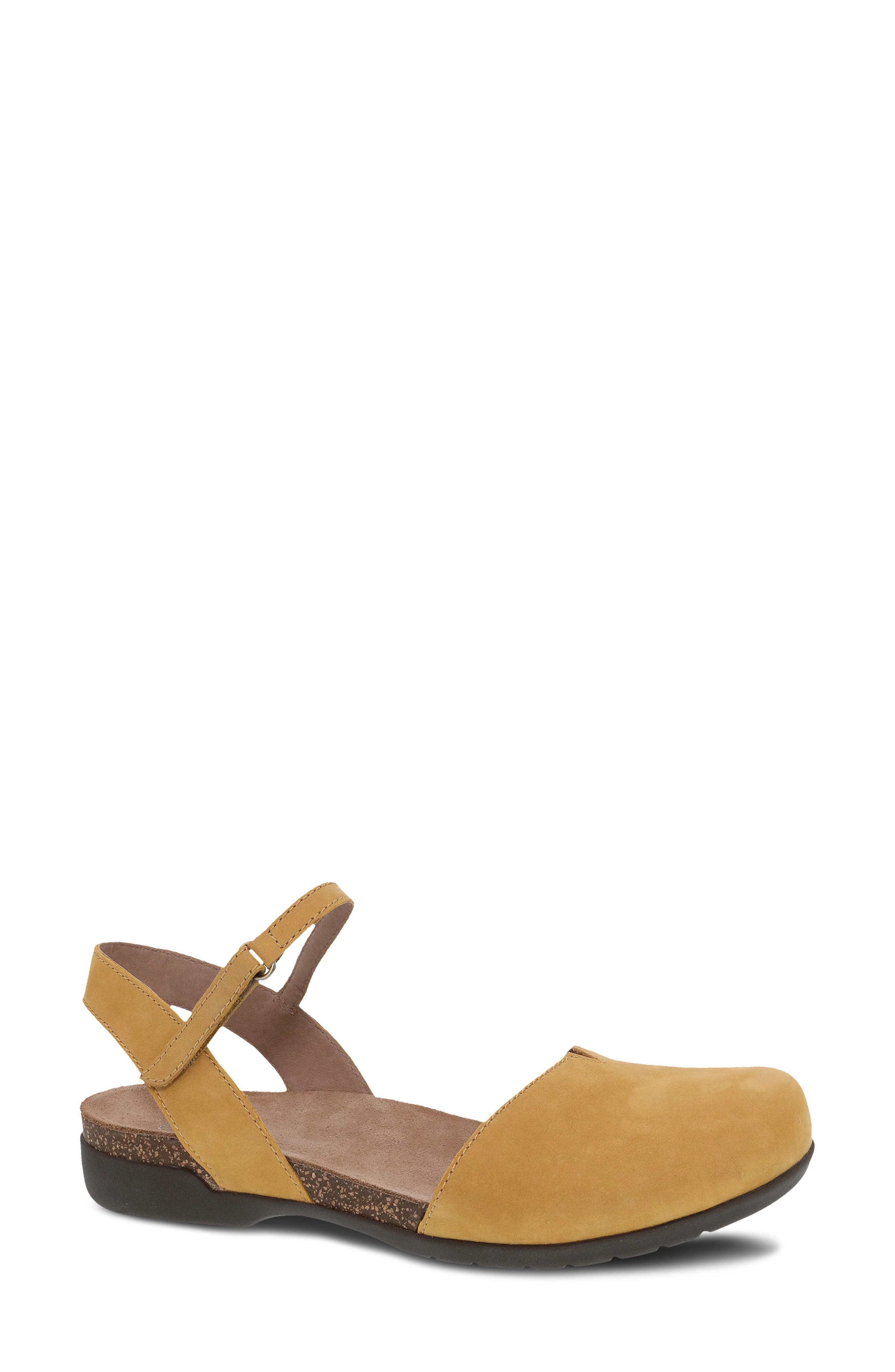 Rowan Flat, Main, color, MUSTARD MILLED NUBUCK