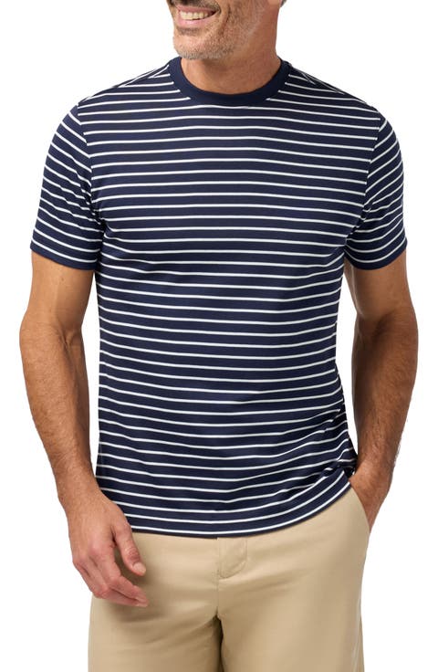 Palmer Stripe Pima Cotton T-Shirt