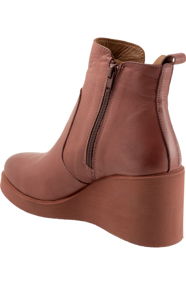 Bueno Laura Platform Wedge Bootie, Alternate, color, Rose Brown