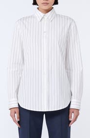 MM by Max Mara Effige Cotton Button-Up Shirt
