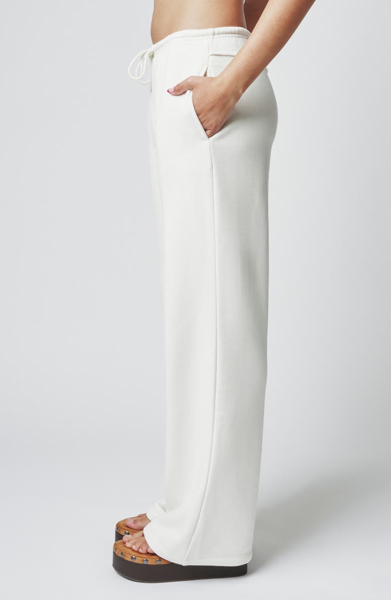 Florence by Mills Seam Detail Wide Leg Lounge Pants, Alternate, color, Jet Stream
