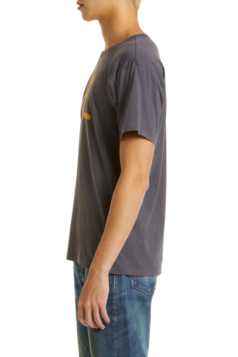 RRL Logo Graphic Tee, Alternate, color, NAVY