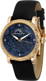 PORSAMO BLEU Porsamo Bleu Genevieve Topaz & Crystal Watch, 38mm