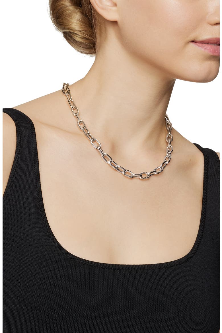 Madison Small Necklace, Alternate, color, SILVER