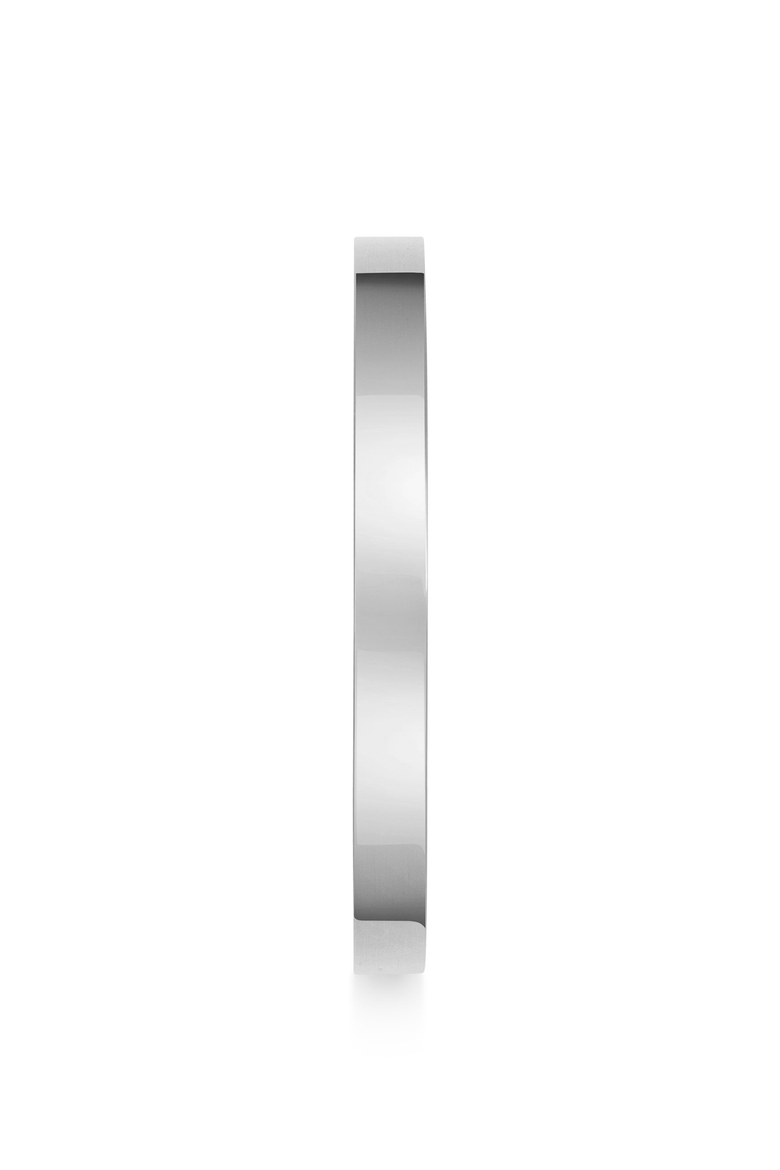 Open Cuff Bangle, Alternate, color, Silver