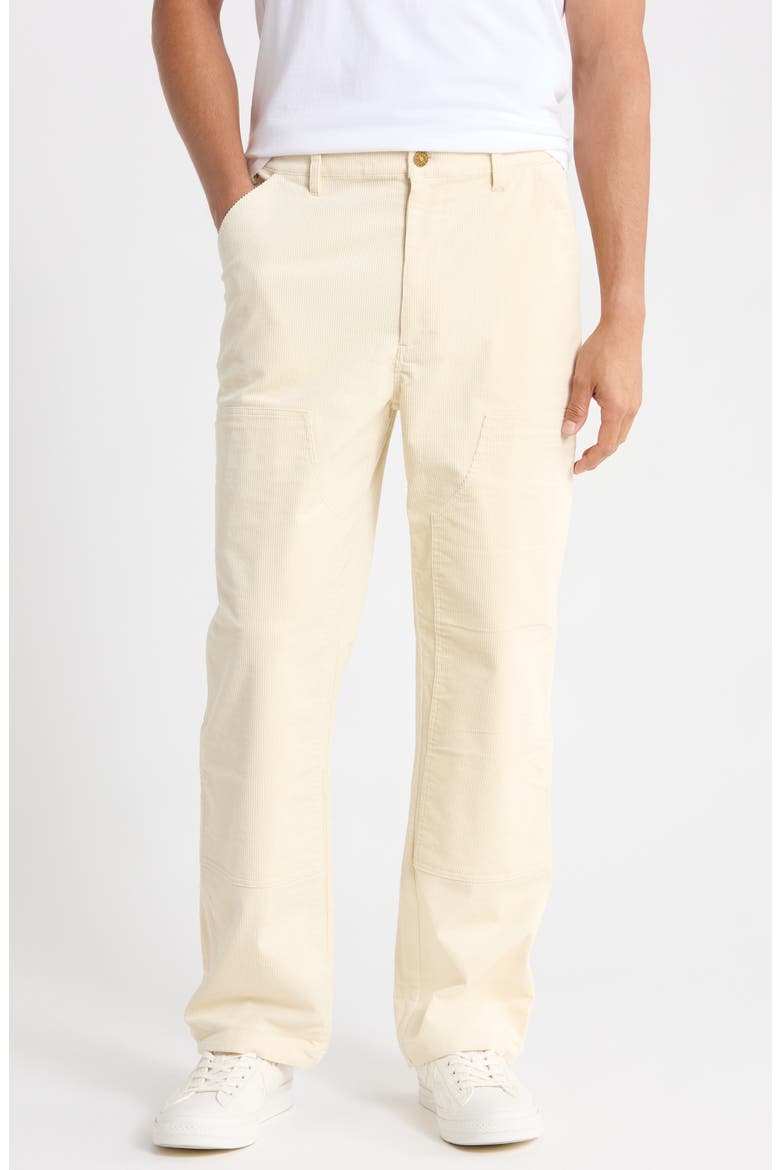 Reade Carpenter Corduroy Pants, Main, color, CREAM