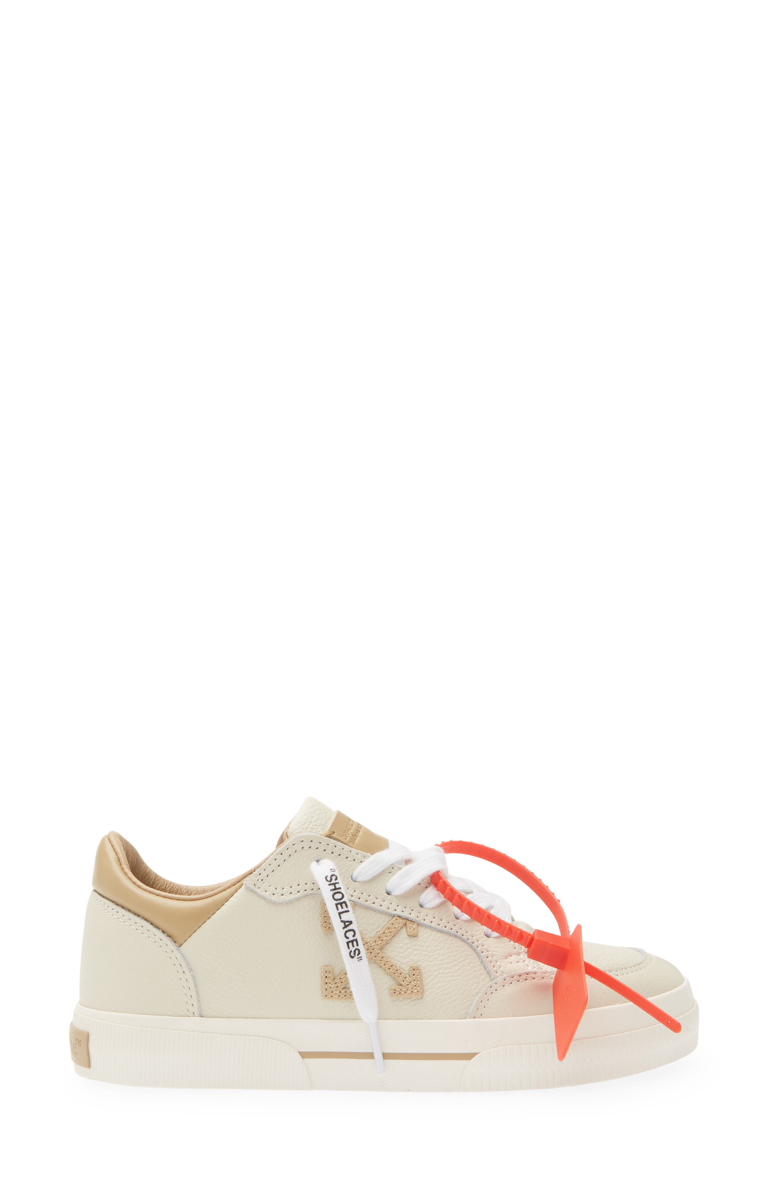 Off-White Low Vulcanized Vintage Sneaker, Alternate, color, Cream - Light Brown