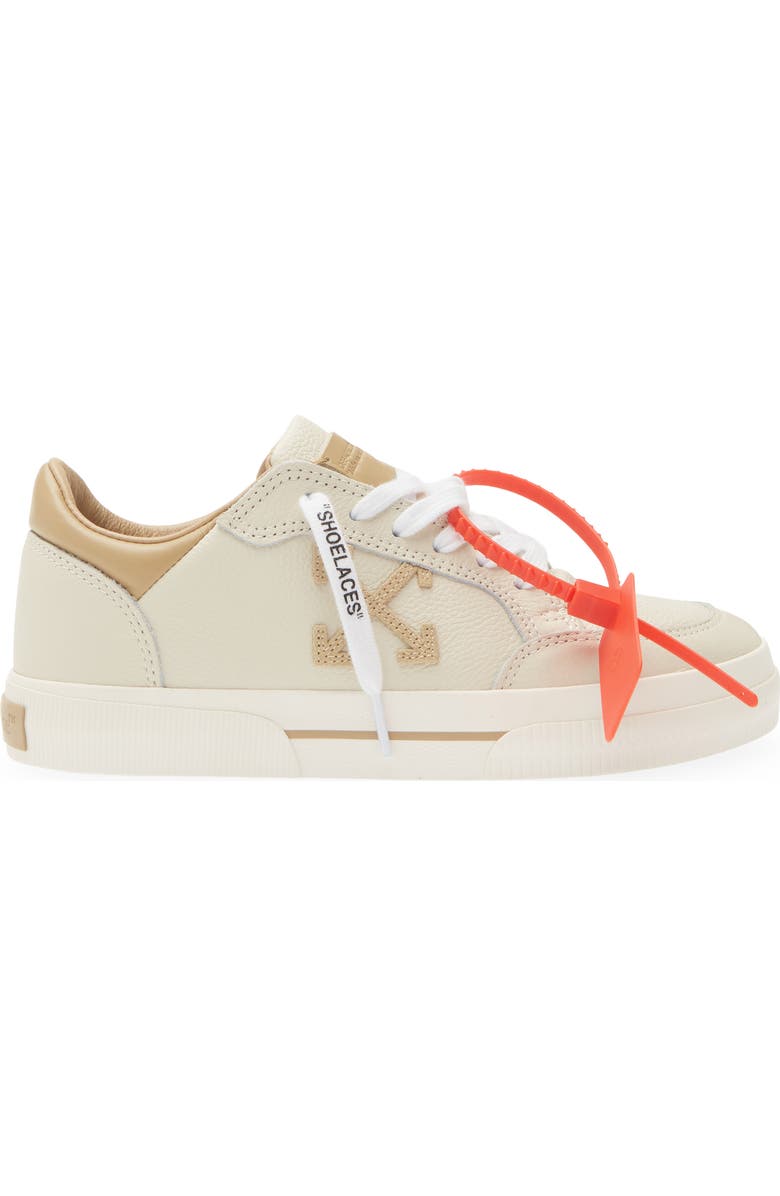 Off-White Low Vulcanized Vintage Sneaker, Alternate, color, Cream - Light Brown