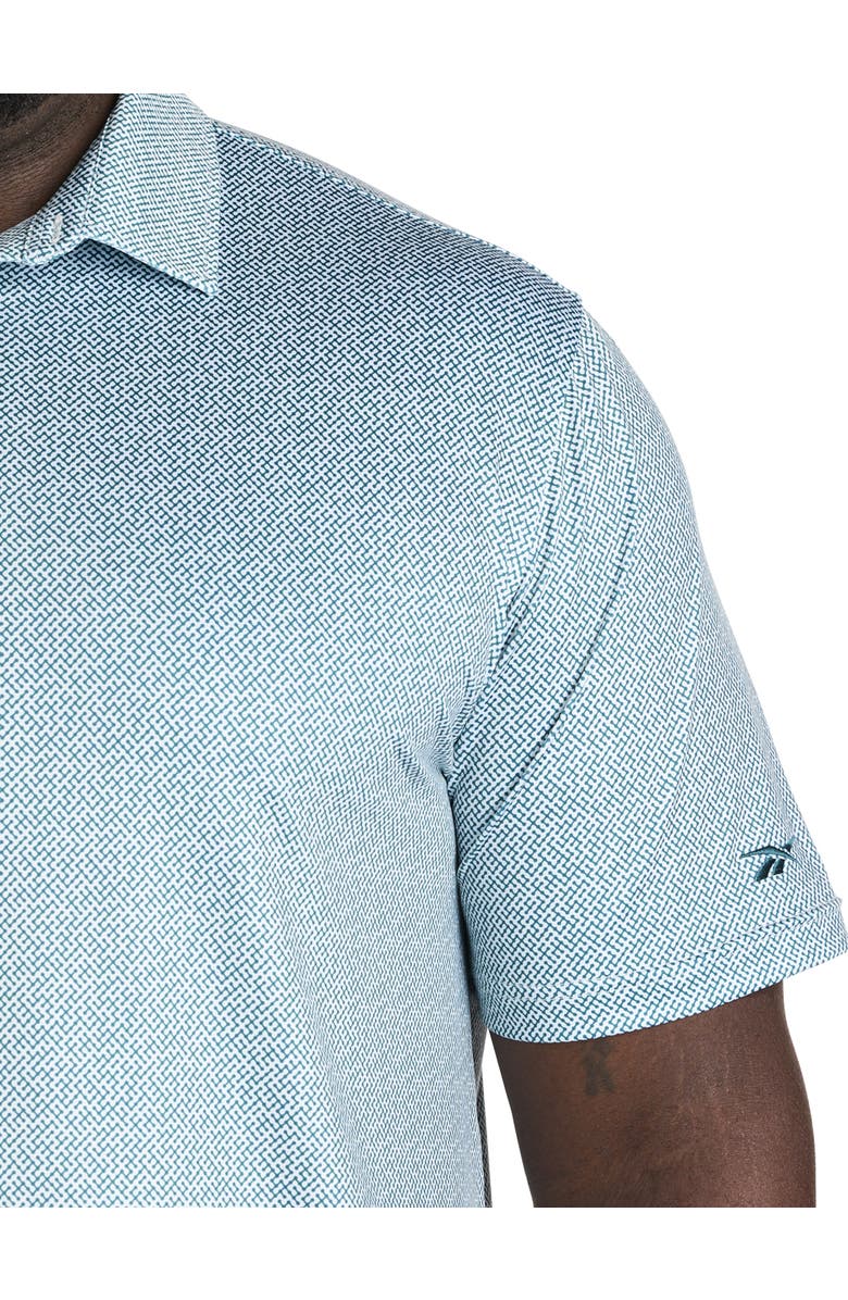 Reebok Big & Tall Connect The Dot Performance Polo Shirt, Alternate, color, Retro Teal