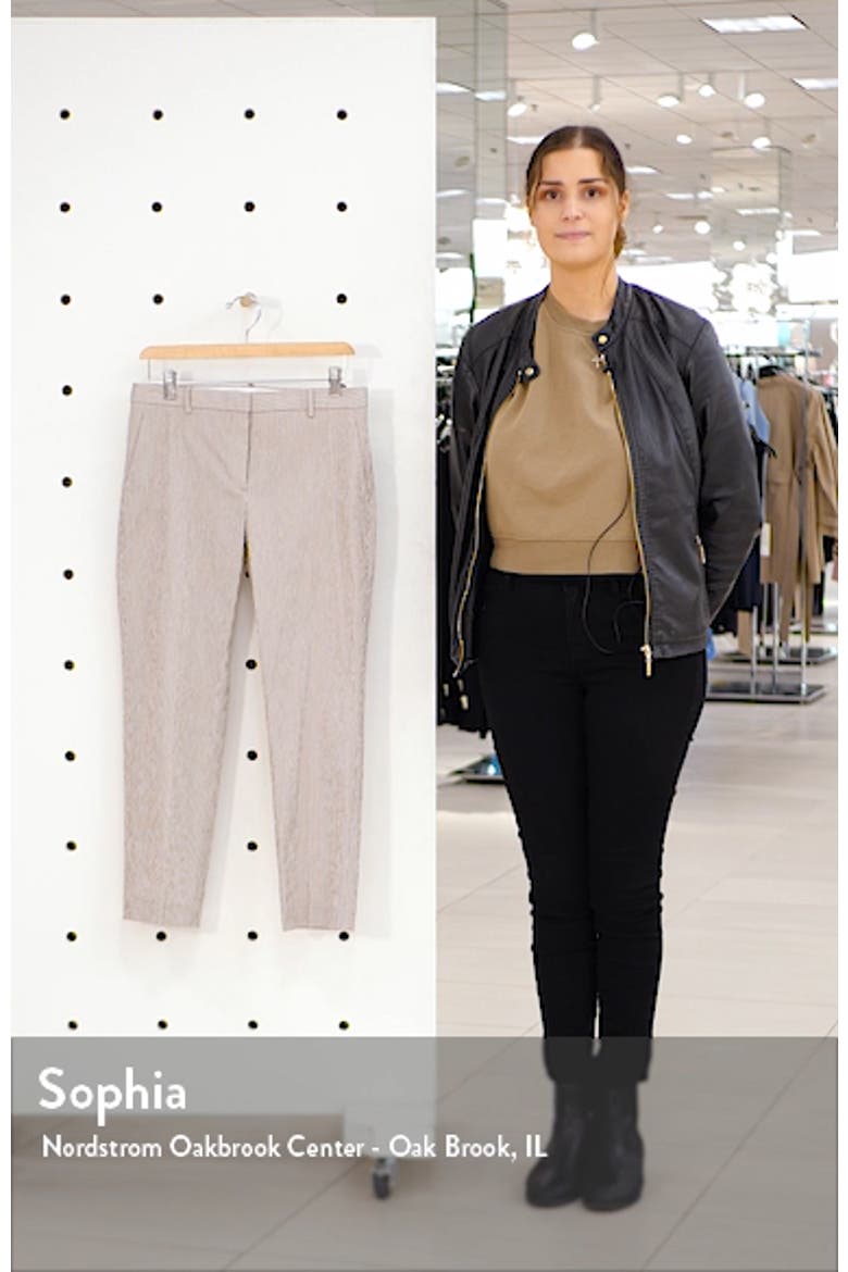 Treeca Seersucker Ankle Pants video