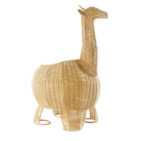Giraffe Washable Wicker Floor Basket