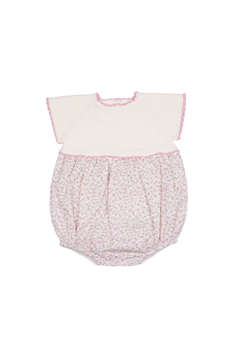 Sophie Knit Bubble Romper, Main, color, Ivory Multi