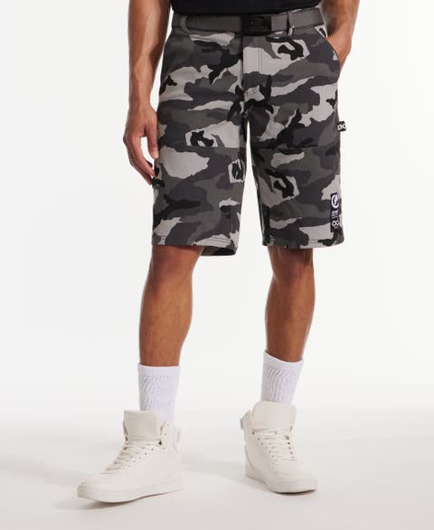 Keep Tabs on Belted Cargo Short