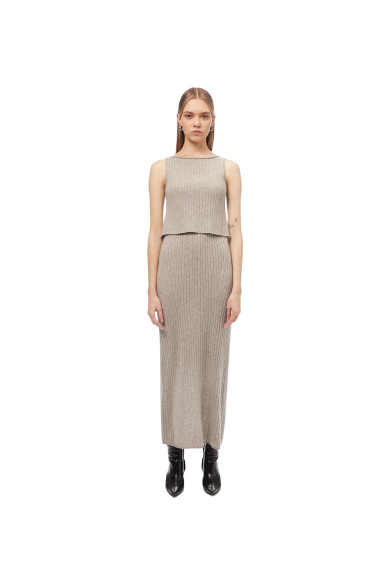 Cashmere Crop Top, Main, color, dawn blue