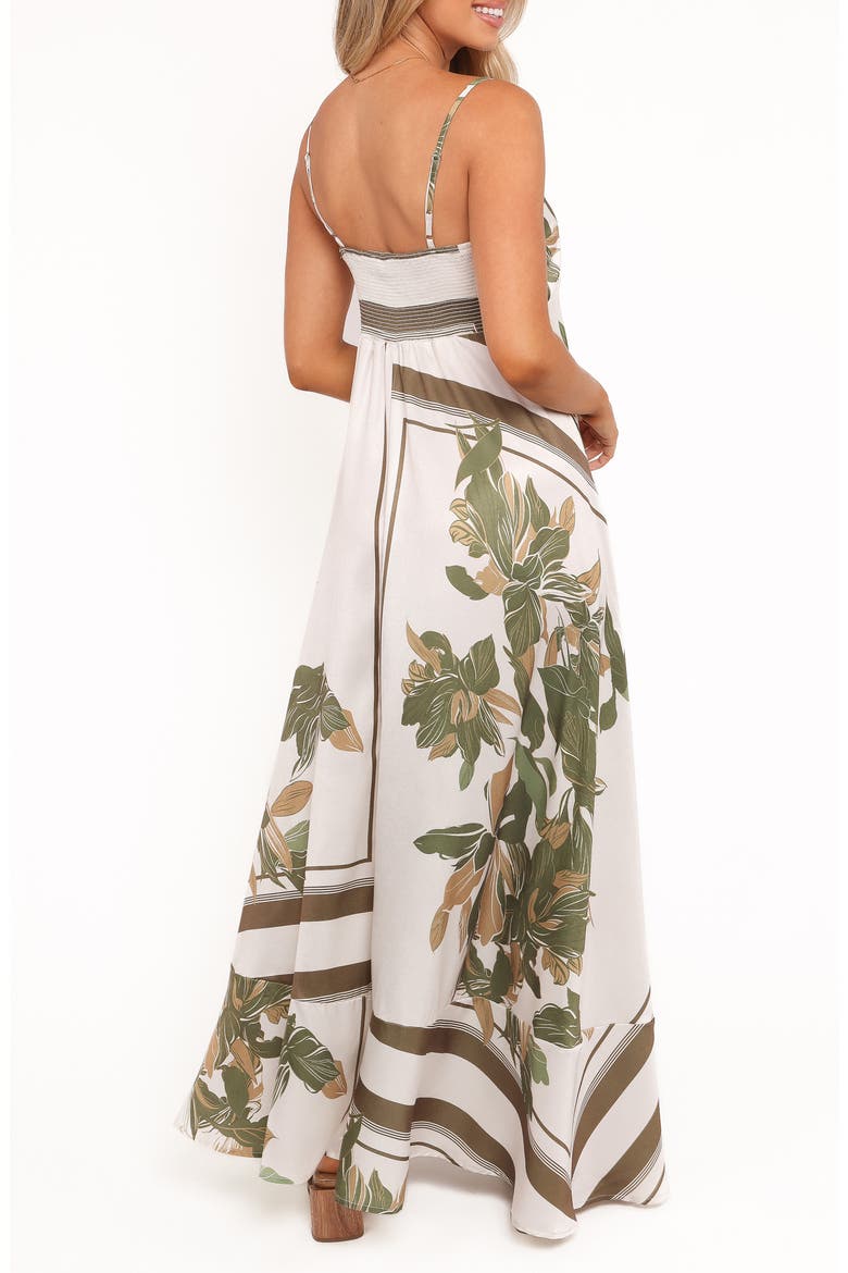 Elanor Print Sleeveless Maxi Dress, Alternate, color, OLIVE PRINT