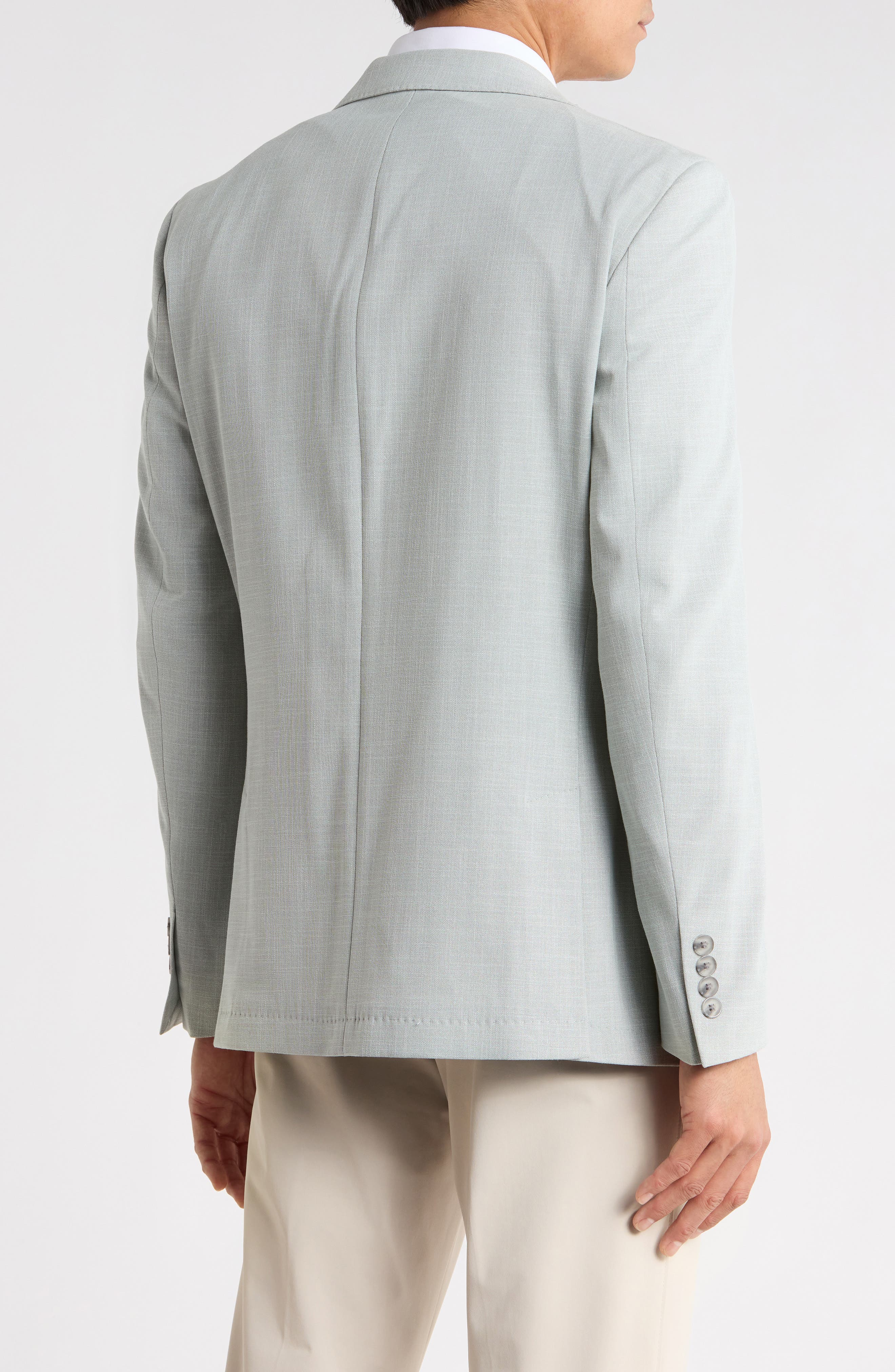 Single Breasted Notch Lapel Sport Coat