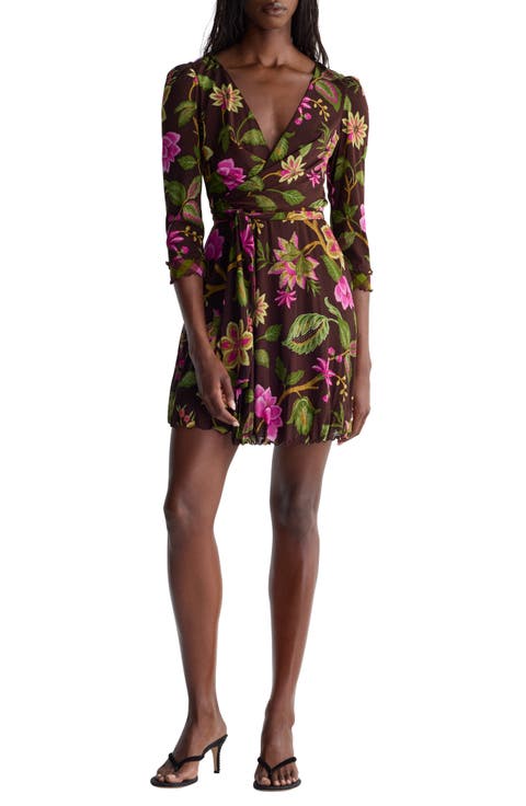 Maria Reversible Wrap Minidress
