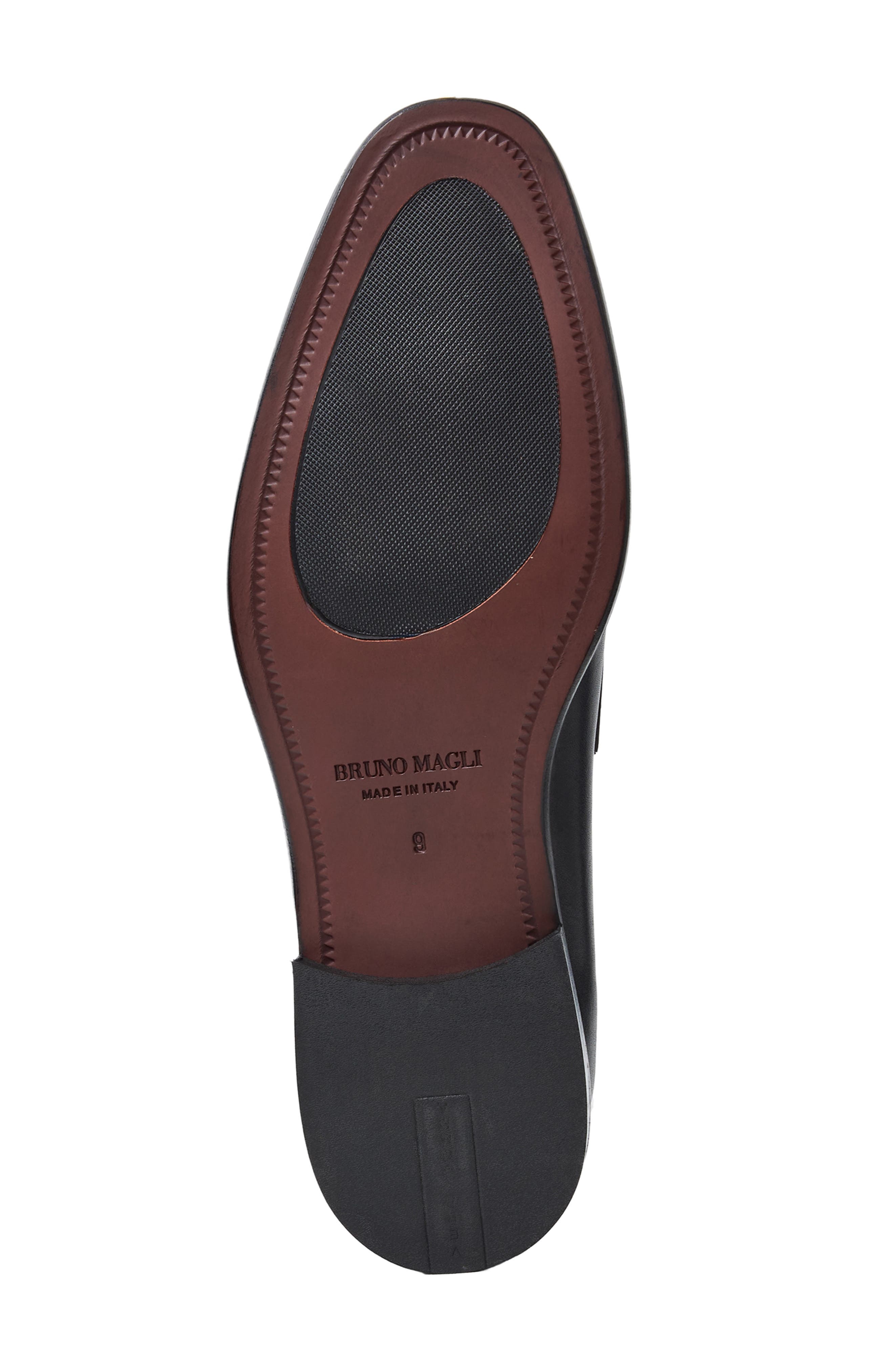 Vivaldi Penny Loafer, Alternate, color, BLACK LEATHER