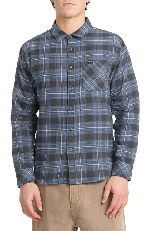 Rialto Plaid Cotton Flannel Button-Up Shirt