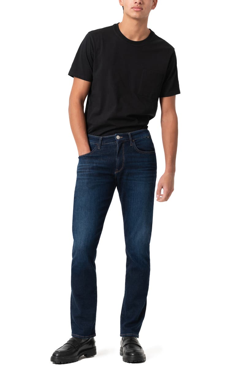 Mavi Jeans Marcus Slim Straight Leg Jeans, Alternate, color, Rinse Brushed