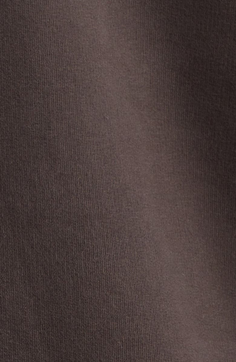 Stone Island Compass Patch Brushed Fleece Half Zip Sweatshirt, Alternate, color, Lead Grey