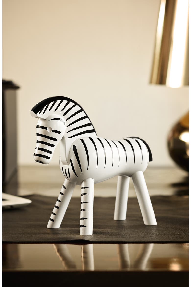 Kay Bojesen Zebra, Alternate, color, Black/White