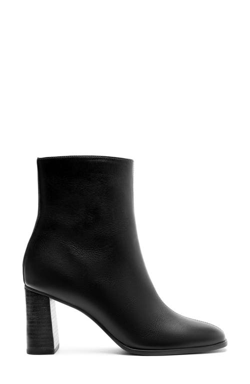 Arezzo Regina Block Heel Bootie In Black