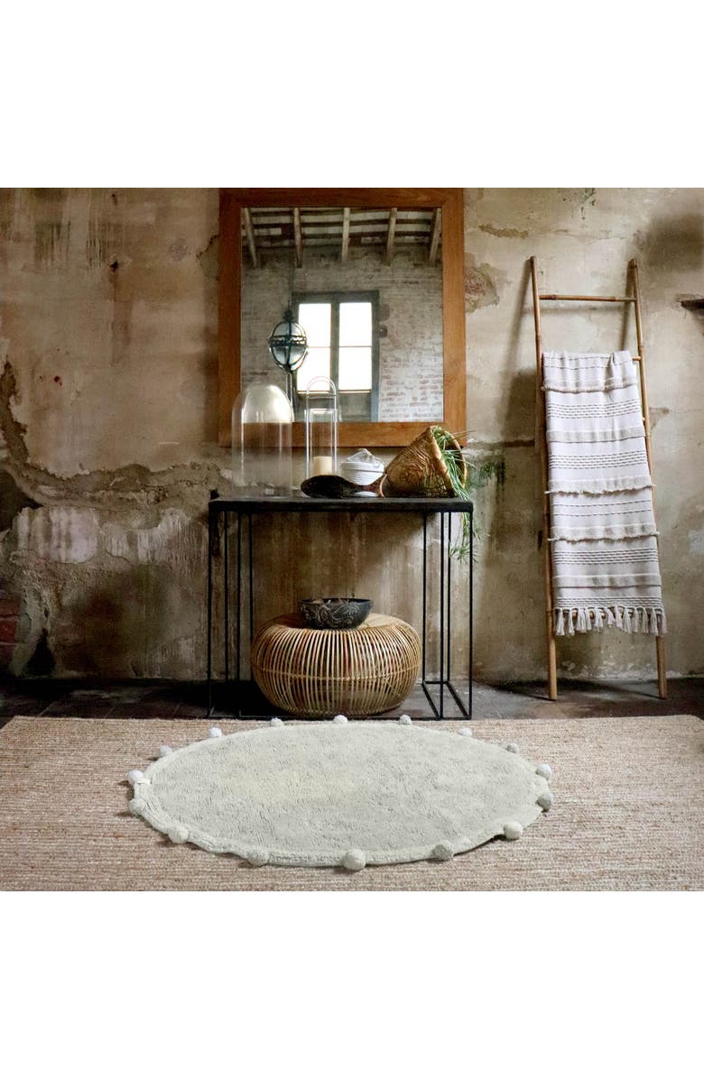 Lorena Canals Washable Rug Bubbly, Alternate, color, Olive, Natural