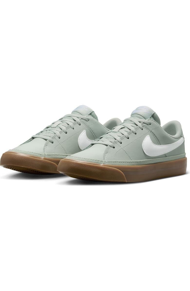 Nike Kids' Court Legacy Sneaker, Main, color, Light Silver/ White/ Brown