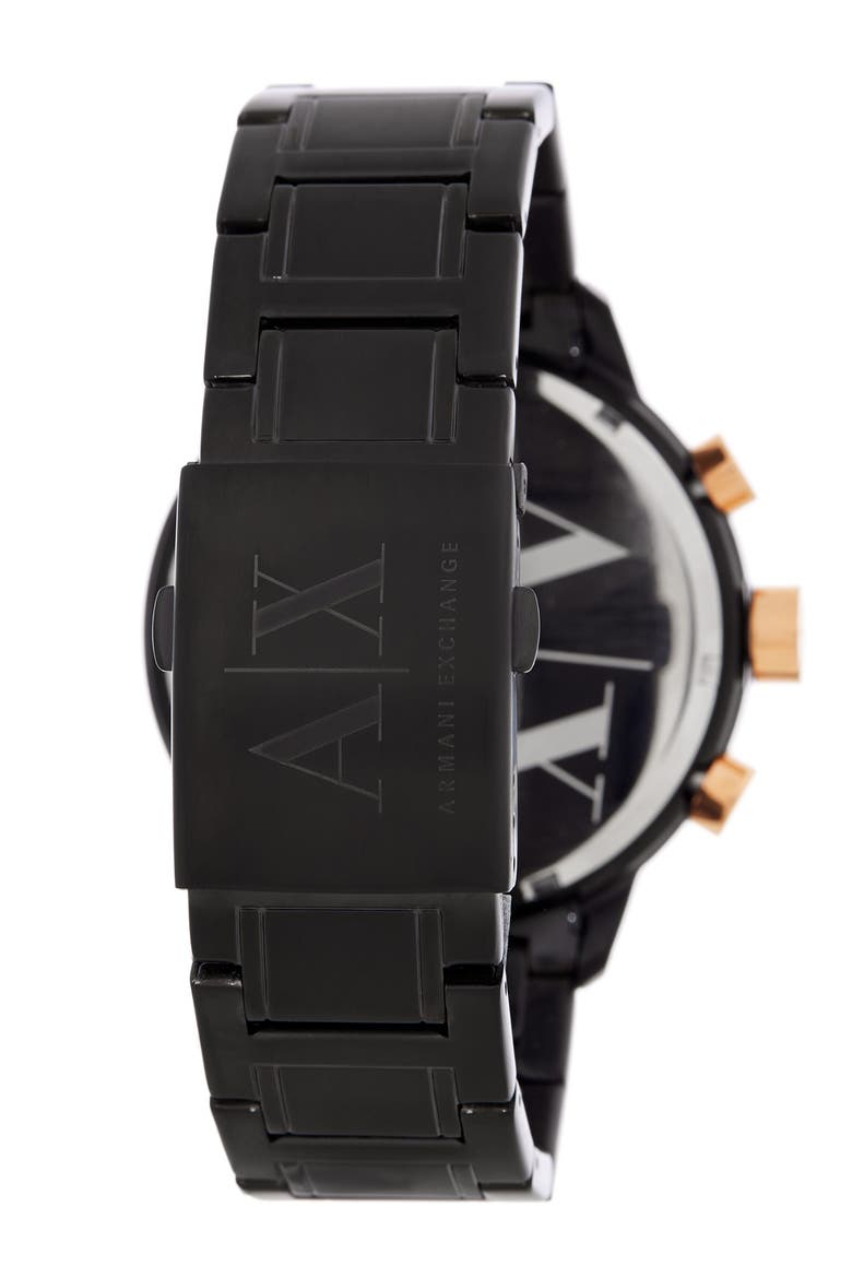 Round Chronograph Bracelet Watch, 47mm, Alternate, color, NO COLOR