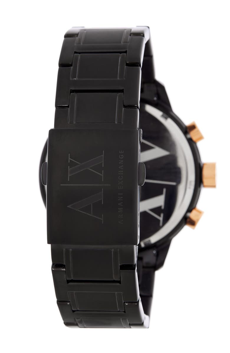 AX Armani Exchange Round Chronograph Bracelet Watch, 47mm, Alternate, color, 