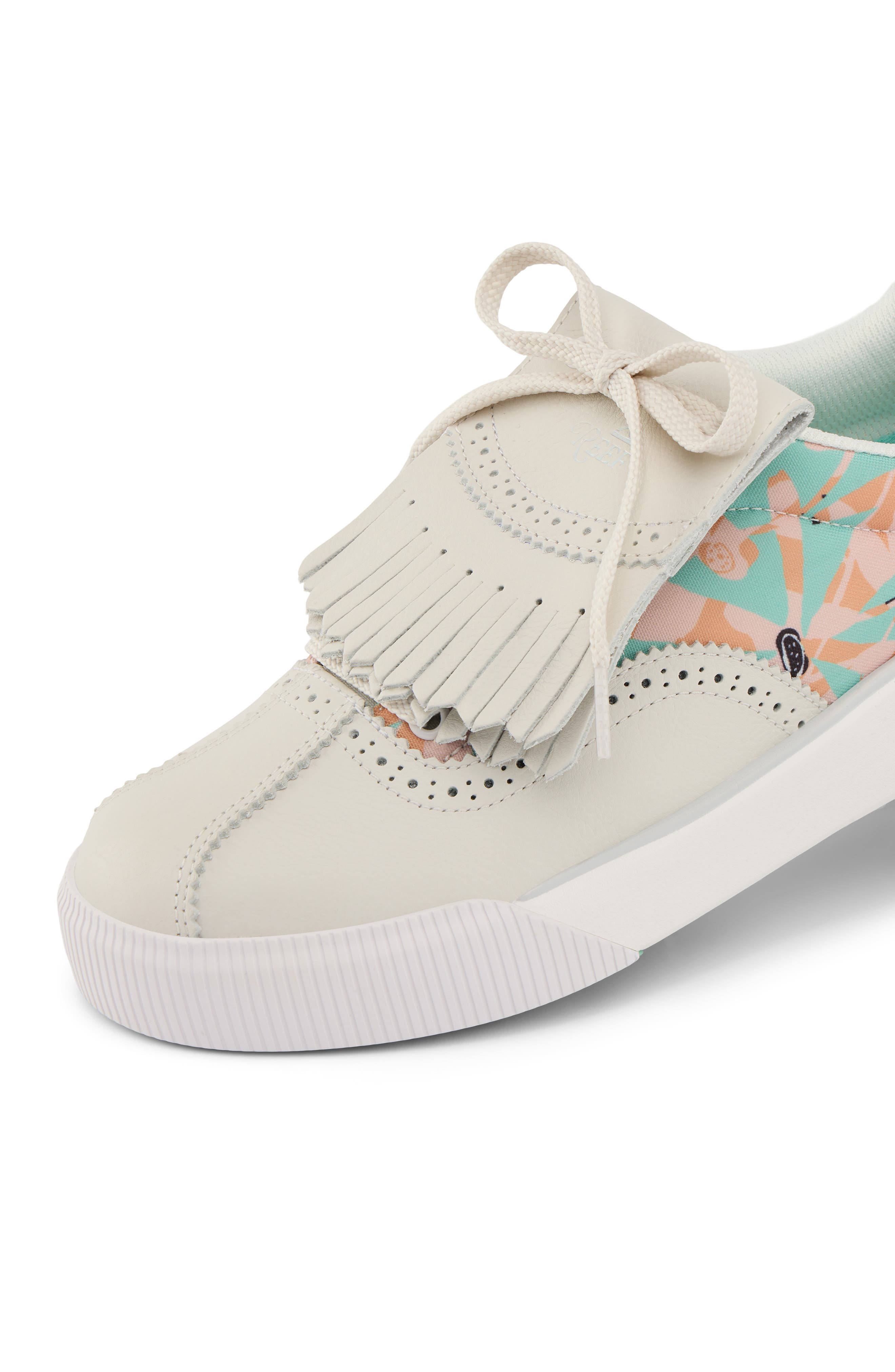 Reef On Shore Pebble Golf Sneaker, Alternate, color, Vintage White Floral