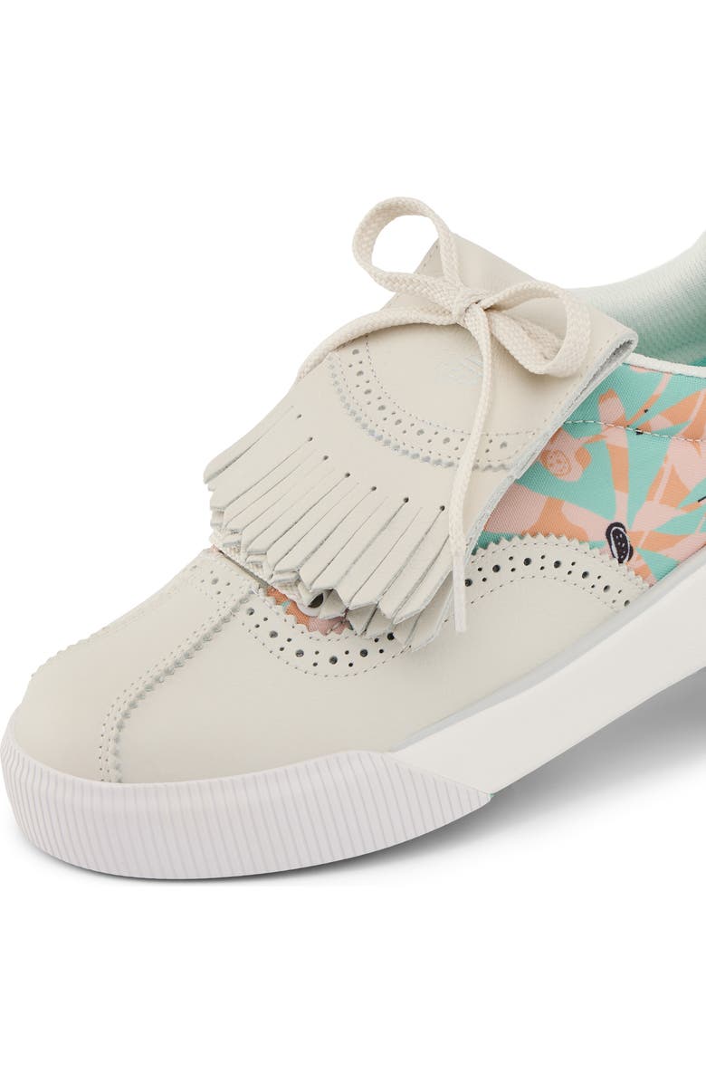 Reef On Shore Pebble Golf Sneaker, Alternate, color, Vintage White Floral