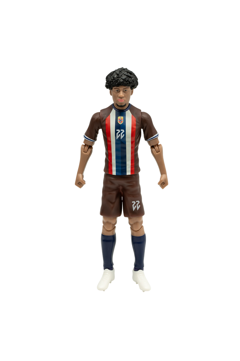 Sockers Norway National Oscar Bobb 8" Soccer Action Figure, Main, color, Brown