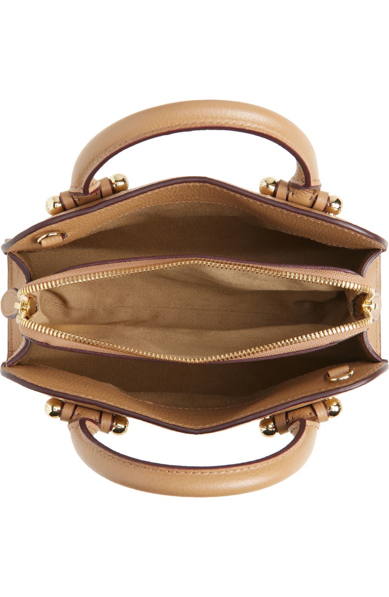 Strathberry Mini Georgia Leather Tote, Alternate, color, Caramel