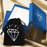 Queen Jewels Sterling Silver CZ Paperclip Link Drop Earrings