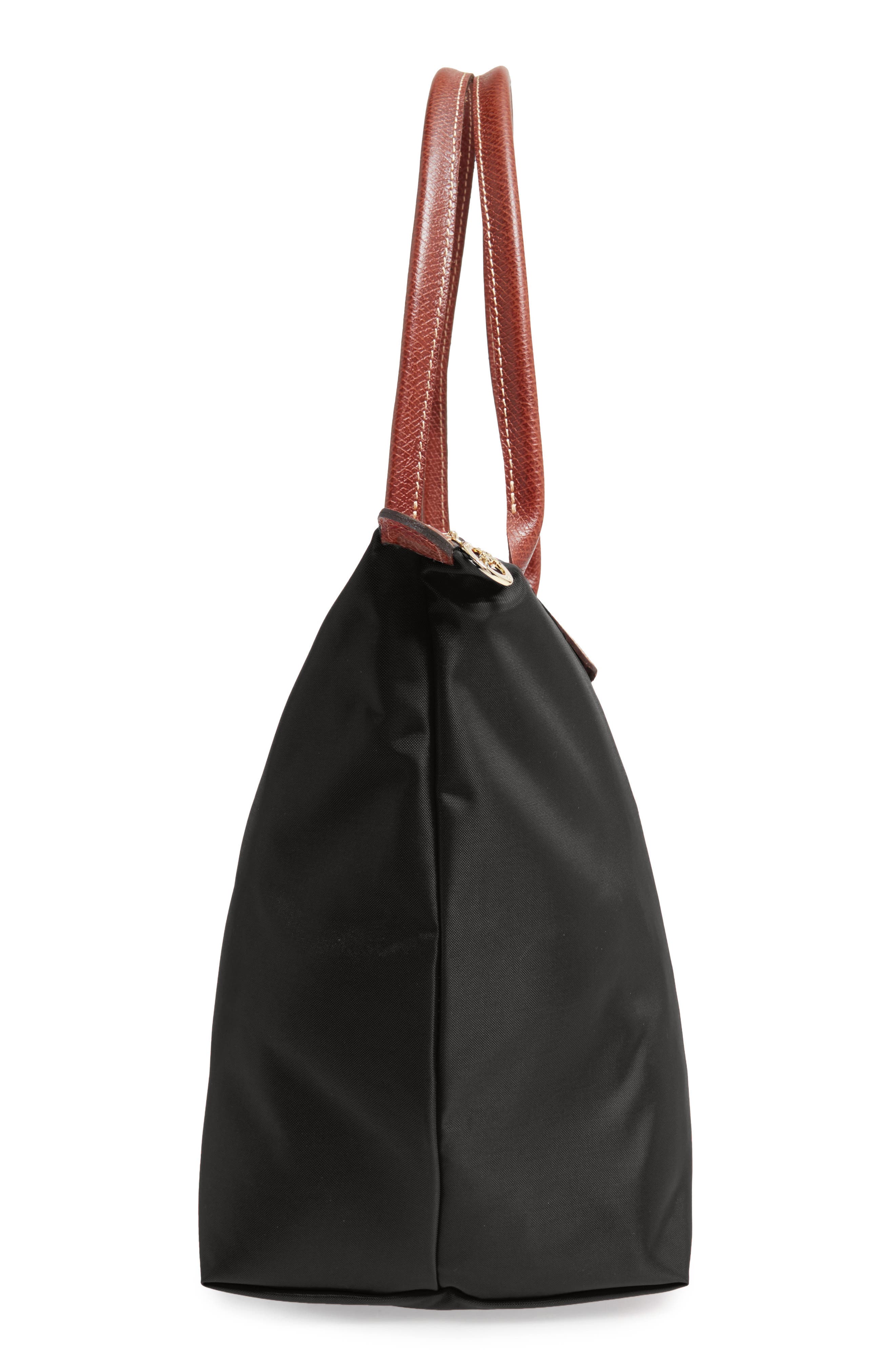 Longchamp Large Le Pliage Tote, Alternate, color, Black