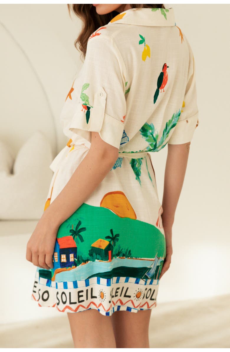 Ebby & I Josephina Shirt Dress, Alternate, color, White