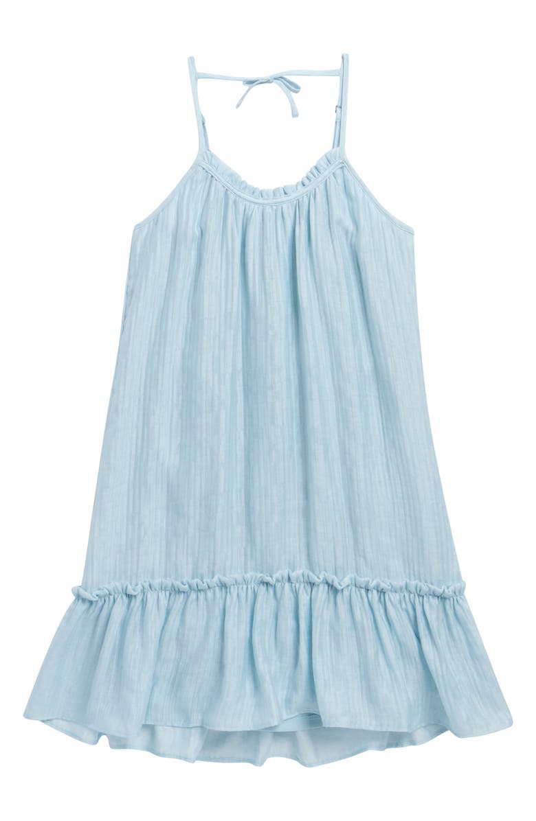 Walking on Sunshine Kids' Strappy Sundress, Main, color, Sky Blue