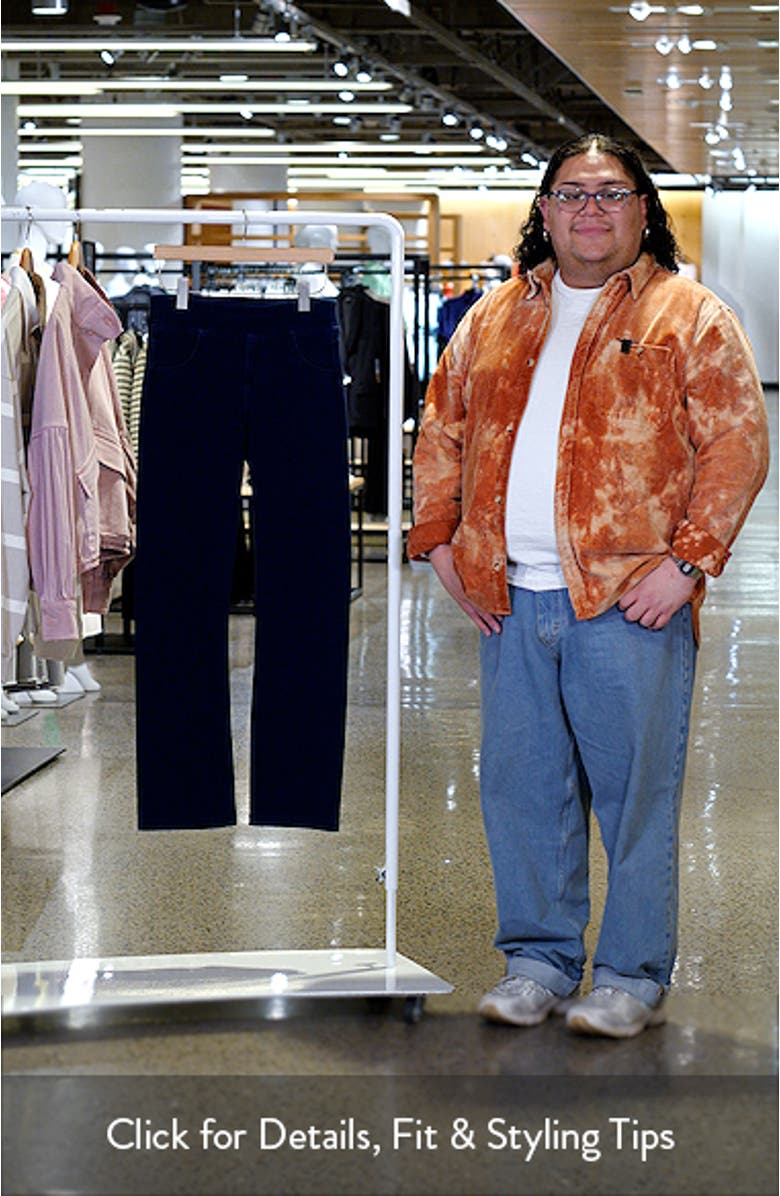 Game Changing High Waist Straight Leg Denim Leggings, sales video thumbnail