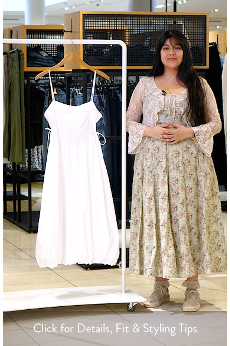 Dahlia Bubble Hem Cotton Sundress video