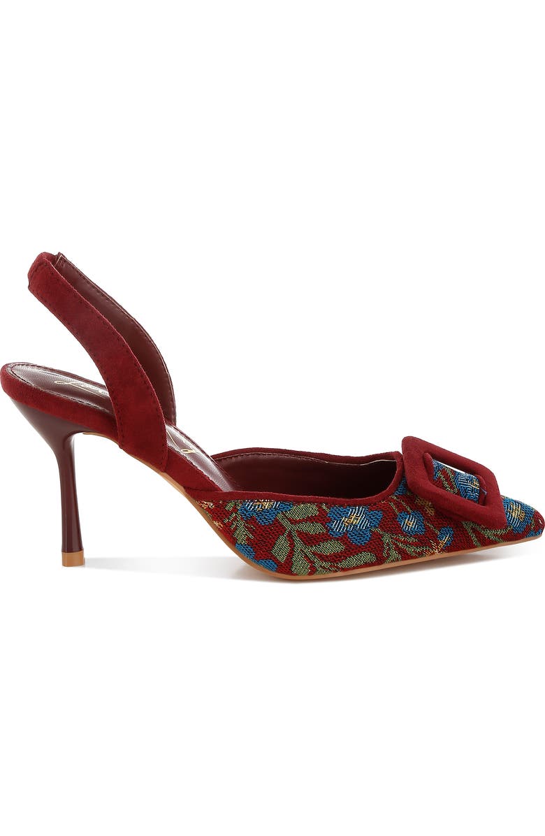 LONDON RAG Miraya Pointed Toe Pump, Alternate, color, Burgundy